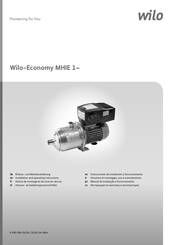 Wilo Wilo-Economy MHIE 1 Series Inbouw- En Bedieningsvoorschriften