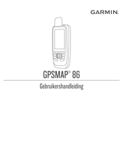 Garmin GPSMAP 86 Gebruikershandleiding