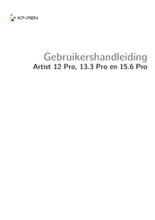 XP-PEN Artist 13.3 Pro Gebruikershandleiding