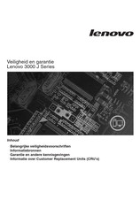 Lenovo 3000 J Series Gebruiksaanwijzing