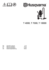 Husqvarna T 4000 Gebruiksaanwijzing