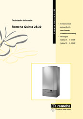 REMEHA Quinta 30 Technische Handleiding