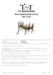 TNT CM-1340 Montagehandleiding