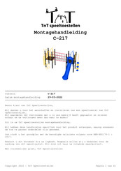 TNT C-217 Montagehandleiding