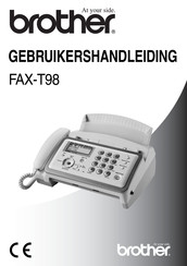 Brother FAX-T98 Gebruikershandleiding