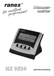 ranex RX 1520 Gebruiksaanwijzing