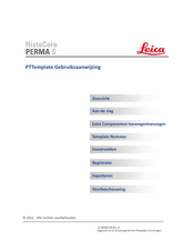 Leica HistoCore PERMA S Gebruiksaanwijzing
