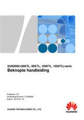 Huawei SUN2000-105KTL Series Handleiding