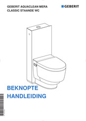 Geberit AQUACLEAN MERA CLASSIC STAANDE WC Handleiding