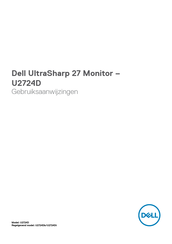 Dell UltraSharp U2724D Gebruiksaanwijzing