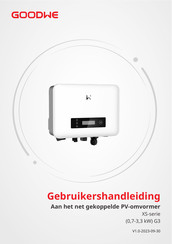 Goodwe XS Series Gebruikershandleiding