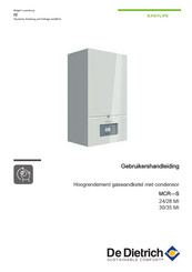 De Dietrich EASYLIFE MCR-S 30 MI Gebruikershandleiding