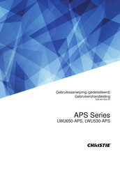 Christie APS Series Gebruiksaanwijzing