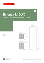 Atlantic EXTENSA M DUO Installatiehandleiding