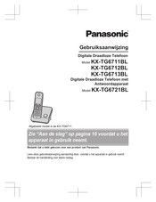 Panasonic KX-TG6711BL Gebruiksaanwijzing