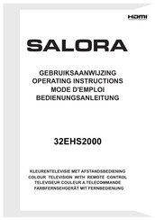 Salora 32EHS2000 Gebruiksaanwijzing