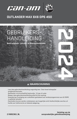 Can-Am OUTLANDER MAX 6X6 DPS 450 2024 Gebruikershandleiding