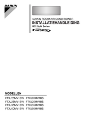 Daikin FTXJ25MV1BS Installatiehandleiding