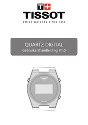 Tissot QUARTZ DIGITAL Gebruikershandleiding