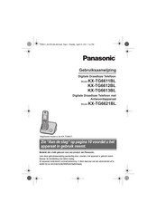 Panasonic KX-TG6621BL Gebruiksaanwijzing