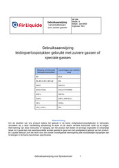 Air Liquide HD.S-L Gebruiksaanwijzing