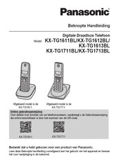 Panasonic KX-TG1612BL Beknopte Handleiding