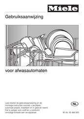 Miele G349 Gebruiksaanwijzing