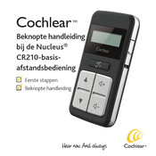 Cochlear Nucleus CR210 Beknopte Handleiding