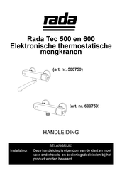 Rada 500750 Handleiding