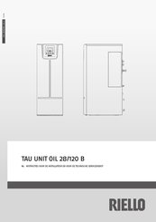 Riello TAU UNIT OIL 28/120 B Instructies Voor Installatie