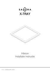 SANURA X-Tray Installatie-Instructie