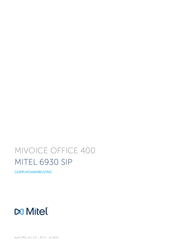 Mitel MIVOICE OFFICE 400 6930 Gebruiksaanwijzing