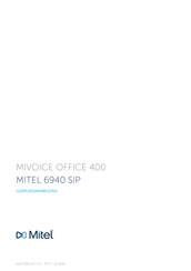 Mitel MIVOICE OFFICE 400 6940 Gebruiksaanwijzing