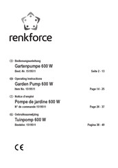 Renkforce 1519511 Gebruiksaanwijzing