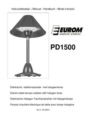 EUROM PD1500 Instructieboekje