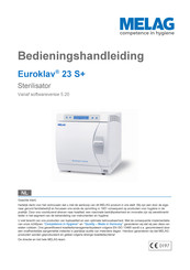 MELAG Euroklav 23 S+ Bedieningshandleiding