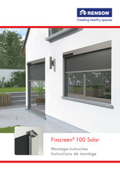 Renson Fixscreen 100 Solar Montage-Instructies