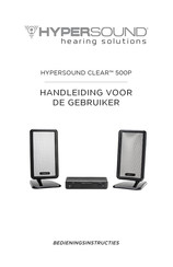 HyperSound CLEAR 500P Handleiding Voor De Gebruiker