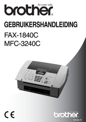 Brother FAX-1840C Gebruikershandleiding