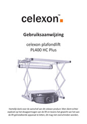 Celexon PL400 HC Plus Gebruiksaanwijzing