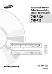 Samsung DVD-R120 Gebruiksaanwijzing