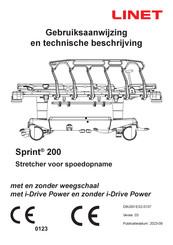 Linet Sprint 200 Gebruiksaanwijzing