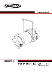 SHOWTEC Par 64 LED-120Z-Q4 Handleiding