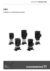 Grundfos CMV Installatie- En Bedieningsinstructies