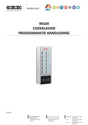 GiBiDi Benelux 99104 Programmeerhandleiding