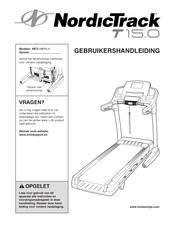 NordicTrack T 15.0 Gebruikershandleiding