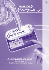 Nutricia flocare Infinity Gebruiksaanwijzing