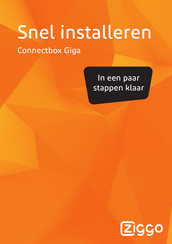 ziggo Connectbox Giga Snel Installatiegids