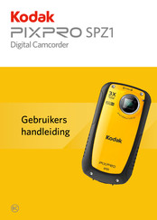 Kodak PIXPRO SPZ1 Gebruikershandleiding