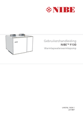 Nibe F130 Gebruikershandleiding
